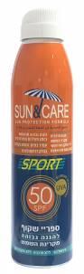 סאן&קאר ספריי ספורט 200 מ"ל SPF50 UVA B - pharm2u