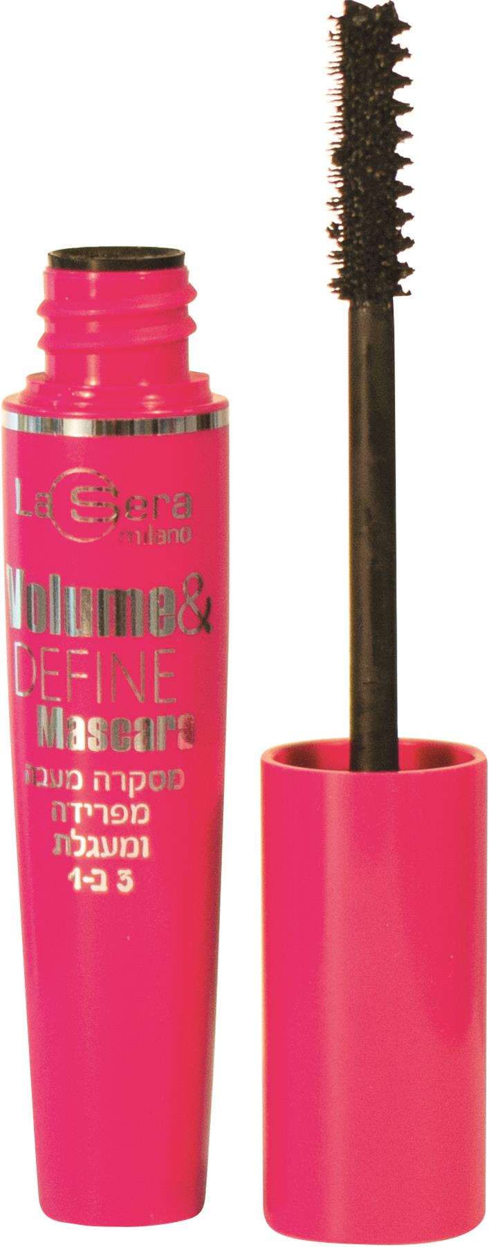 לסרה מסקרה 3 ב 1 מעבה מפרידה ומעגלת ורוד-pharm2u