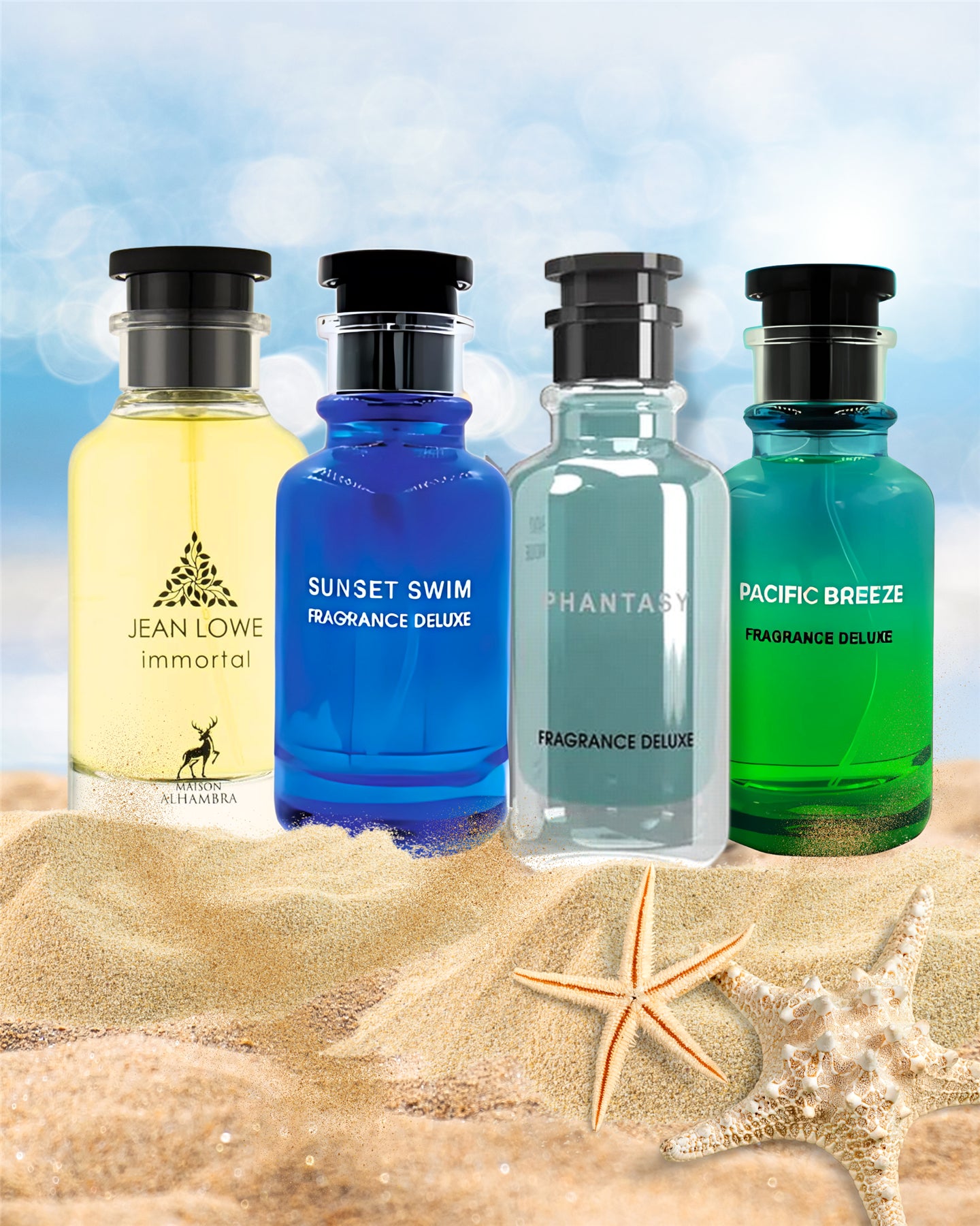 מארז 4 בשמים לקיץ - פנטזי+ סנסט סווים+ פסיפיק בריז+אימורטל - pharm2u