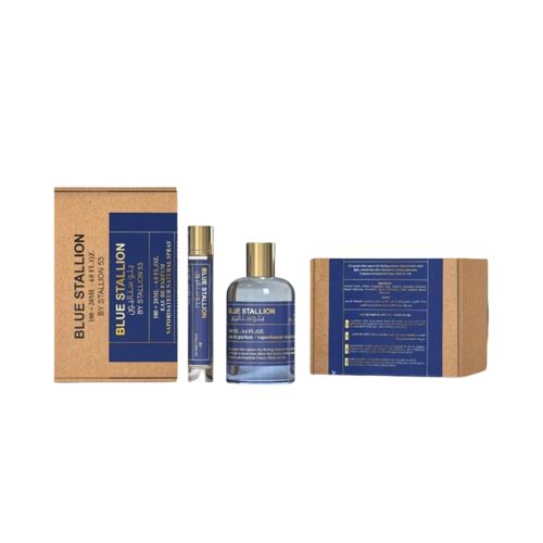 Emper - Blue Stallion 2PCS EDP Unisex 100ML + Mini 20ML - בלו סטאליון מארז 2 חלקים אדפ יוניסקס 100 מ"ל + בושם מוקטן 20 מ"ל - אמפר