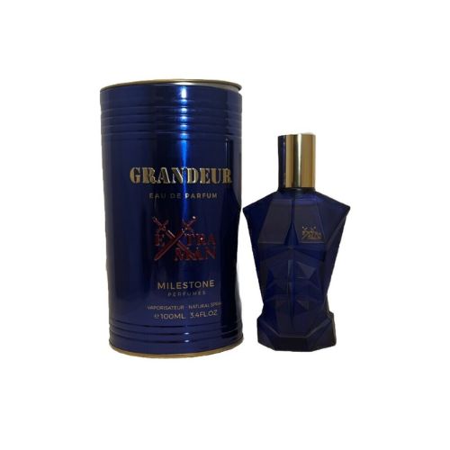 Milestone - Grandeur Extra Man EDP For Men 100ML - גרנדור אקסטרה מן אדפ לגבר 100 מ"ל - מילסטון