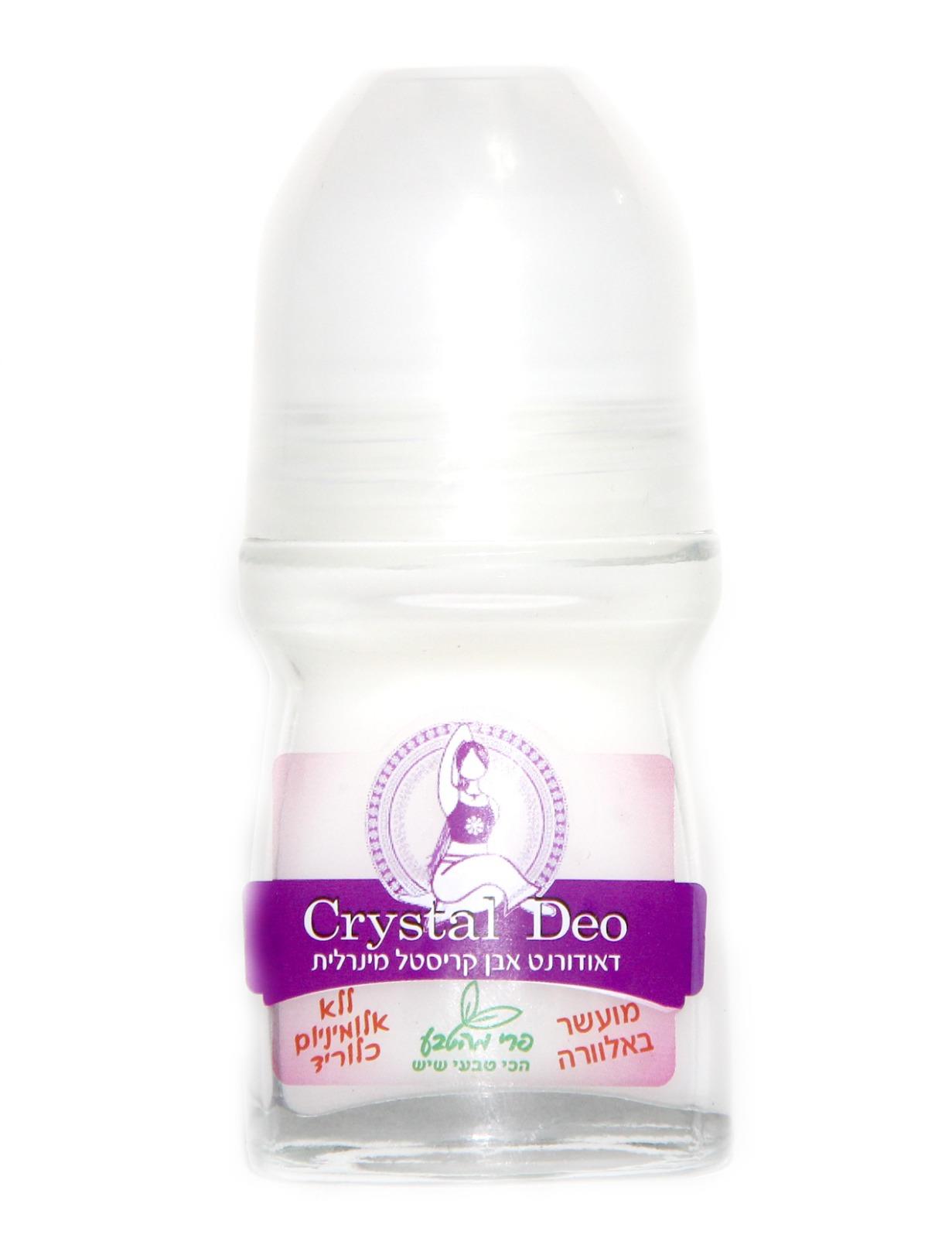 דיאודורנט רול און לנשים אבן קריסטל מינרלית ללא אלומיניום - פרי מהטבע 55 מ"ל-pharm2u