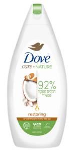 דאב תחליב רחצה עם שמן קוקוס ותמצית שקדים 750 מ"ל - pharm2u