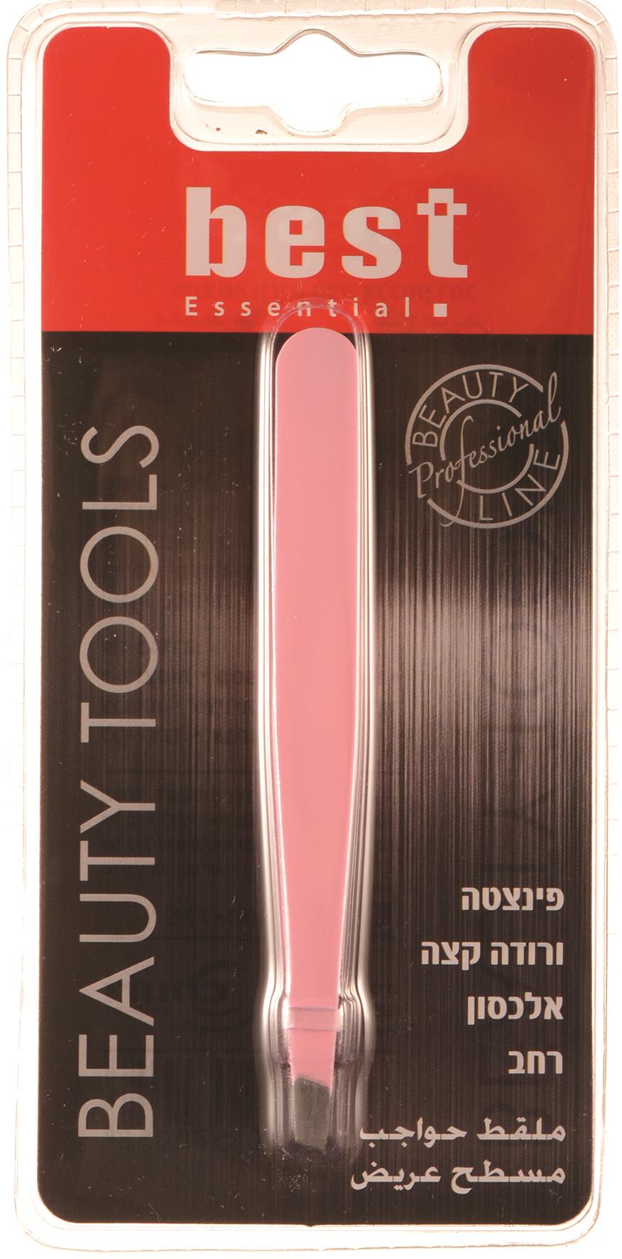 בסט פינצטה (96ממ) ורודה קצה אלכסון רחב-pharm2u