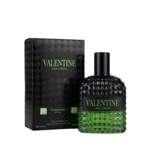 Fragrance Deluxe Valentine Man Green EDP 100ml פרגרנס דלוקס ולנטיין מן גרין
