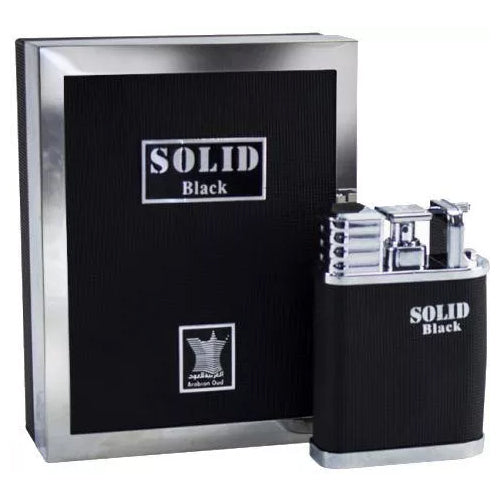 Arabian Oud - Solid Black EDP For Men 75ML - סוליד בלאק אדפ לגבר 75 מ"ל - ערביאן אוד - pharm2u