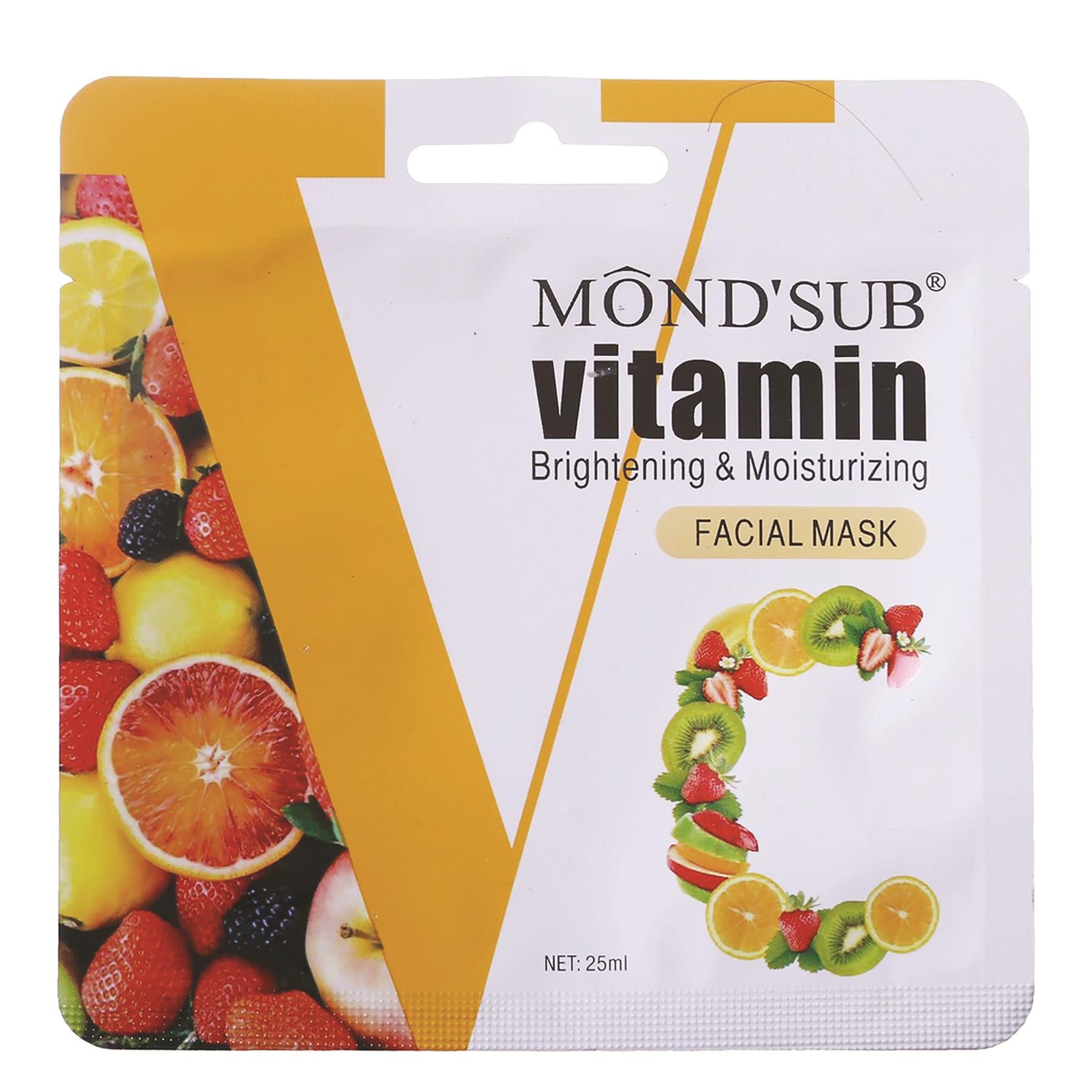 מונדסאב מסיכת פנים מועשרת בויטמין C ללחות והבהרת העור - pharm2u