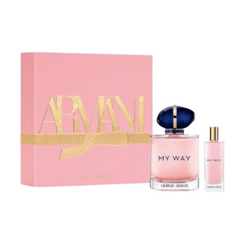 Giorgio Armani - My Way 2PCS EDP For Women 90ML + Mini 15ML - מיי וואי מארז 2 חלקים אדפ לאישה 90 מ"ל + בושם מוקטן 15 מ"ל - ג'ורג'יו ארמני - pharm2u
