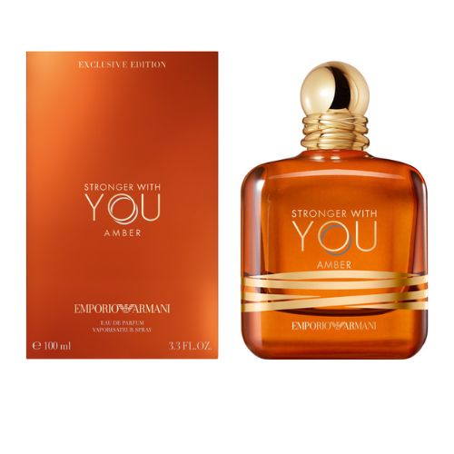 Giorgio Armani - Stronger With You Amber EDP For Men 100ML - סטרונגר וויט יו אמבר אדפ לגבר 100 מ"ל - ג'ורג'יו ארמני - pharm2u