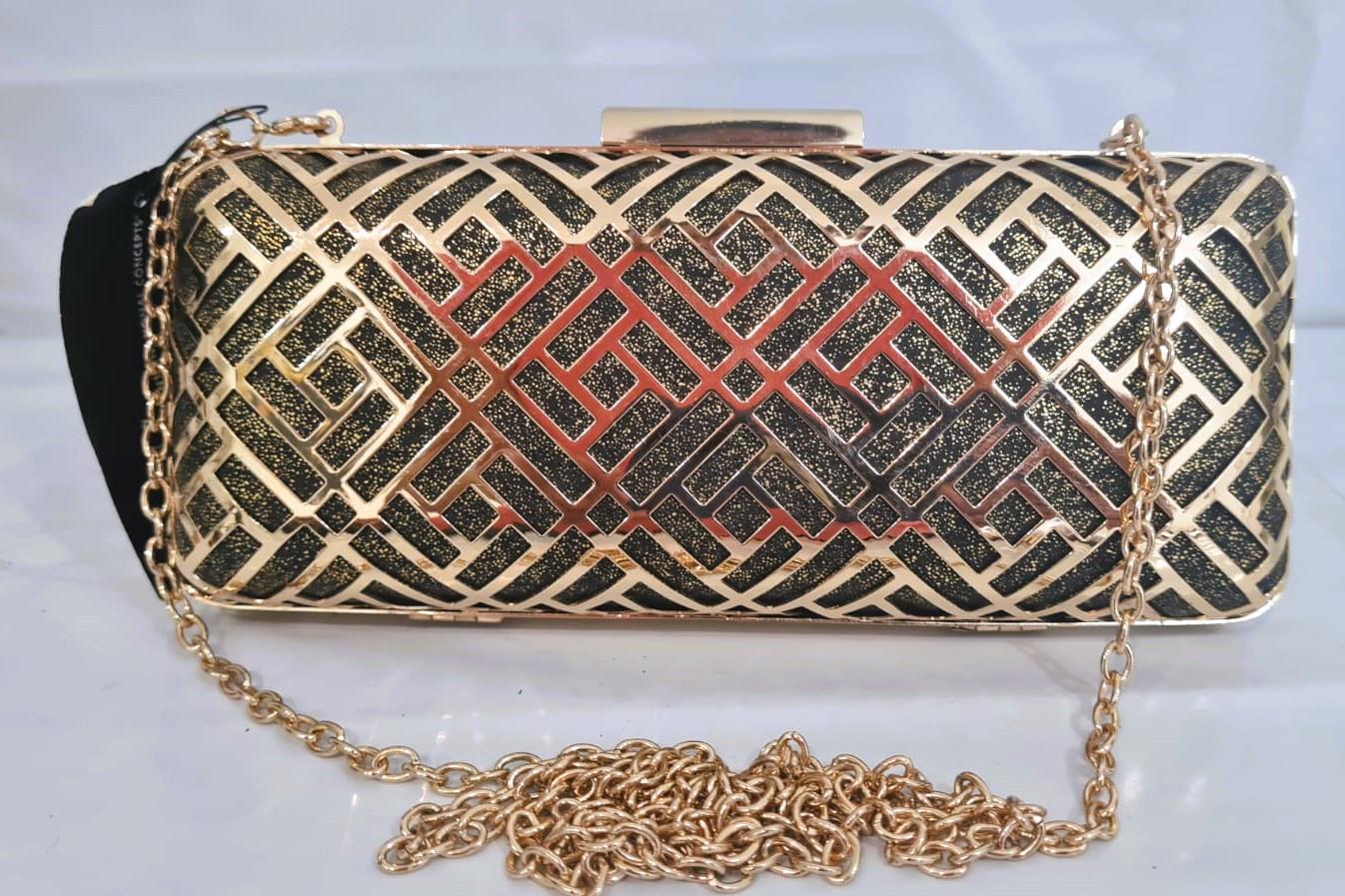 INC International Concepts 5*10*20 תיק ערב יוקרתי עם שרשרת נשיאה-pharm2u