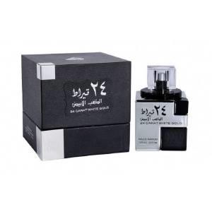 Lattafa 24 Carat White Gold לטאפה 24 קראט וויט גולד יוניסקס א.ד.פ 100 מ"ל - pharm2u