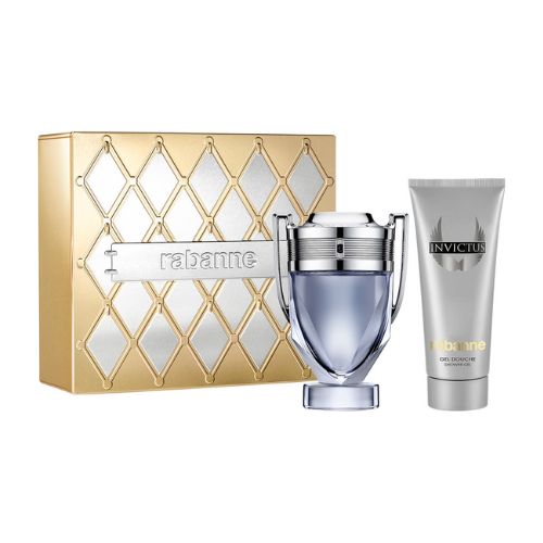 Paco Rabanne - Invictus 2PCS EDT For Men 100ML + SG 100ML - אינוויקטוס מארז 2 חלקים אדט לגבר 100 מ"ל + ג'ל רחצה 100 מ"ל - פאקו רבן - pharm2u