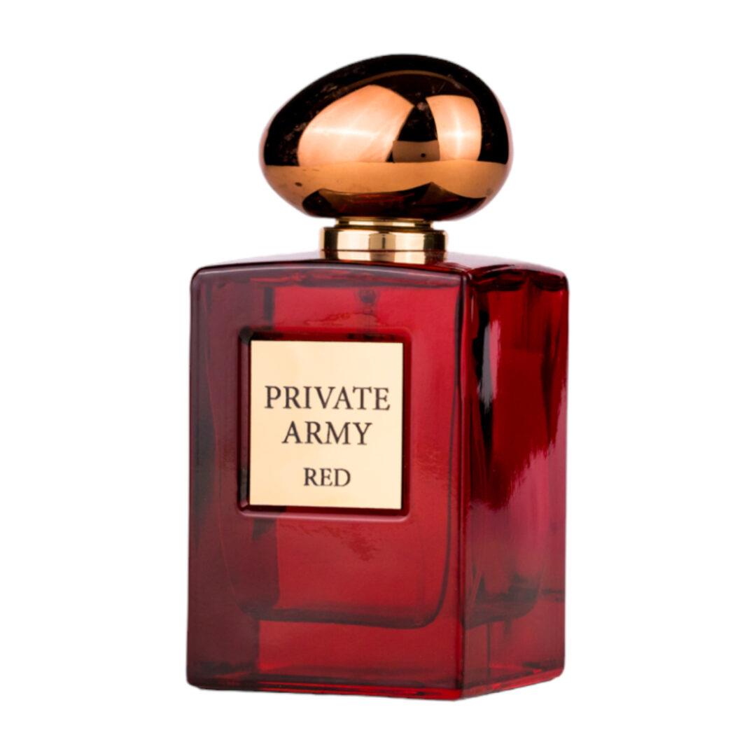 בשמי דיופ - Privatey Red Fragrance Deluxe פרייווט ארמי רד פרגרנס וורלד יוניסקס 100 מ"ל