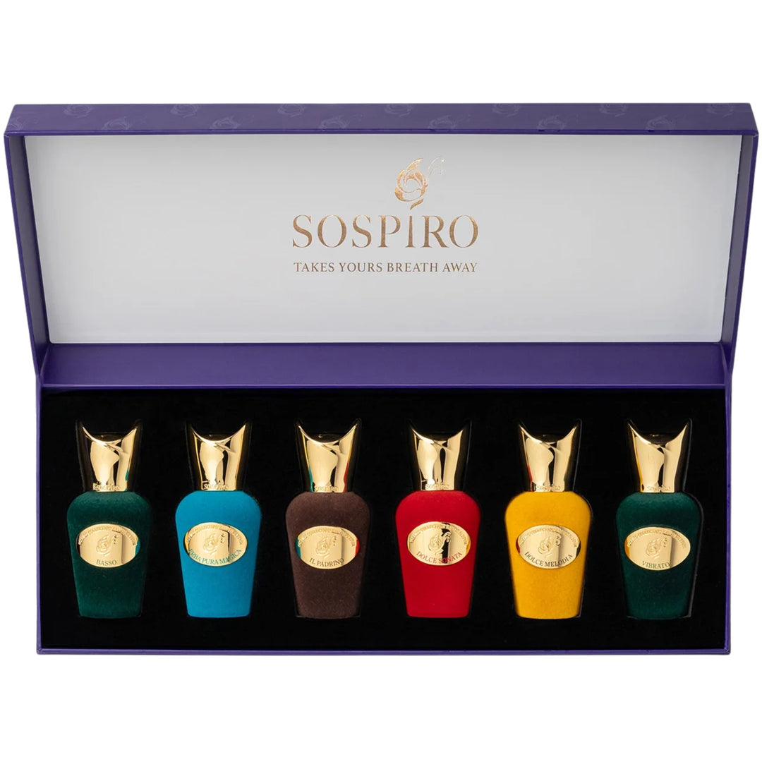 Sospiro - Discovery Set 6PCS EDP Unisex 15ML - דיסקברי סט 6 חלקים אדפ יוניסקס 15 מ"ל - סוספירו - pharm2u