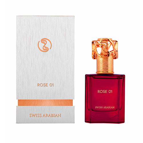 Swiss Arabian - Rose 01 EDP Unisex 50ML - רוז 01 אדפ יוניסקס 50 מ"ל - סוויס ערביאן - pharm2u