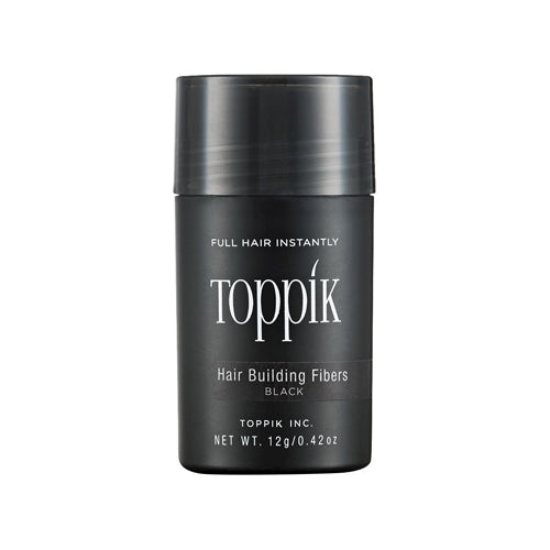 Toppik - Hair Building Fibers Black 12Gr - סיבי שיער שחור 12 גרם - טופיק - pharm2u
