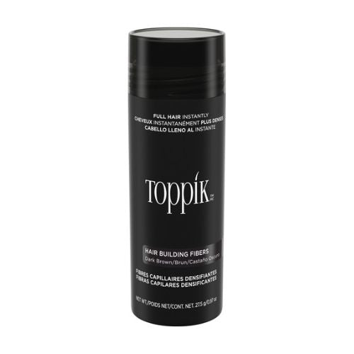 Toppik - Hair Building Fibers Dark Brown 27.5Gr - סיבי שיער חום כהה 27.5 גרם - טופיק - pharm2u