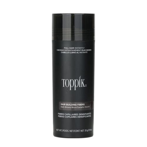 Toppik - Hair Building Fibers Dark Brown 55Gr - סיבי שיער חום כהה 55 גרם - טופיק - pharm2u