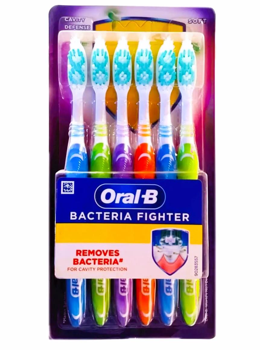 אורל בי שישייה מברשות שיניים קלאסיק סופט-pharm2u