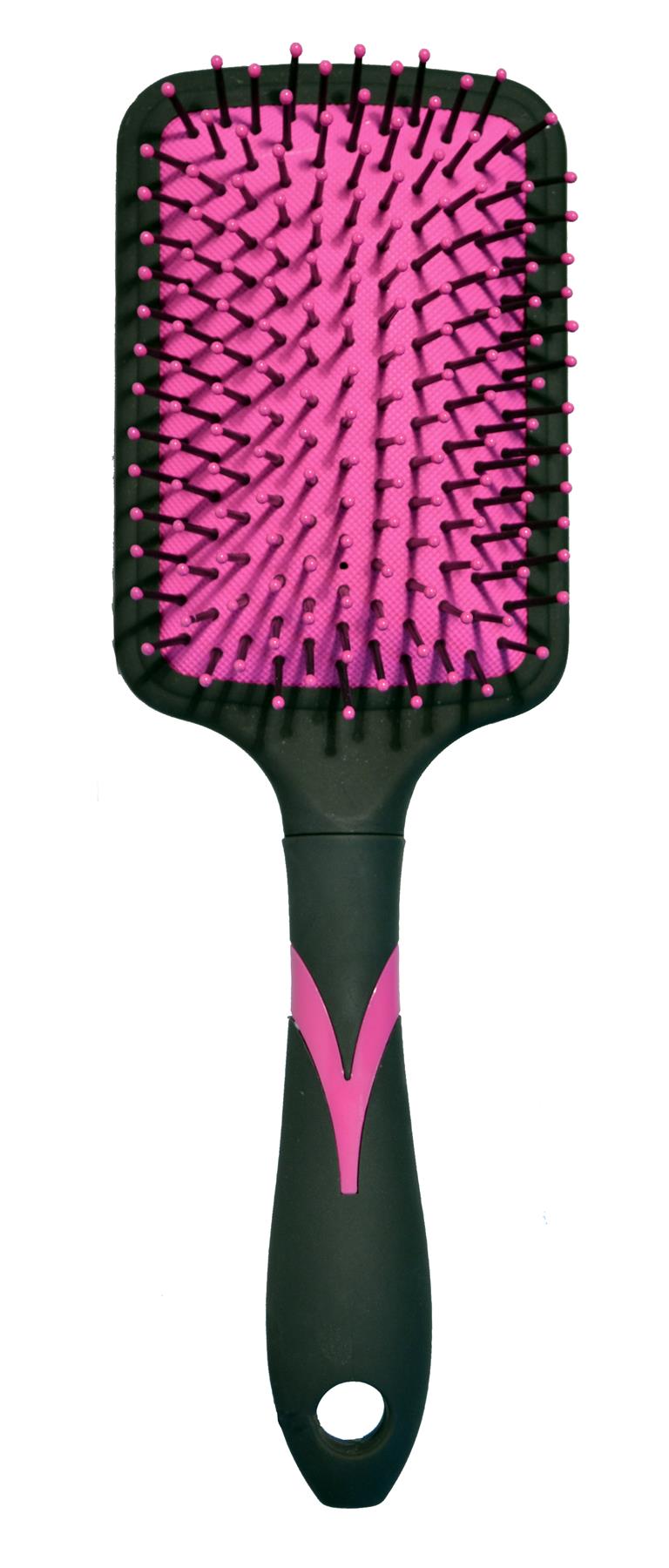 בסט מברשת שיער צבעונית מלבנית ורוד-pharm2u