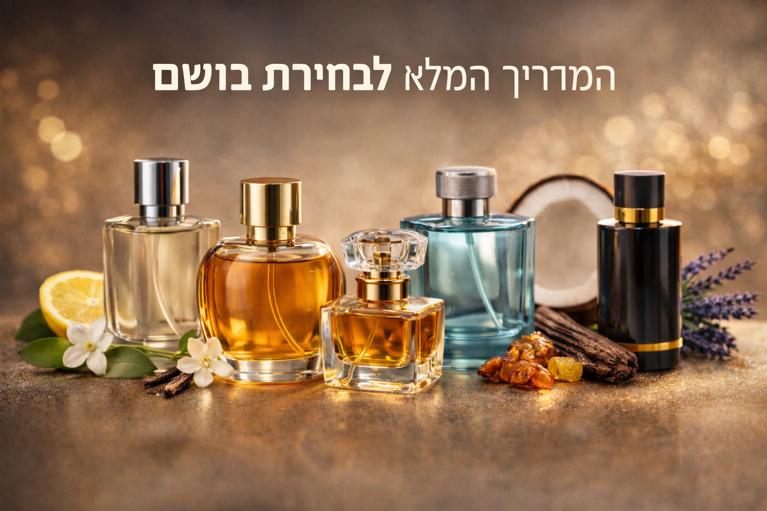 איך לבחור בושם? מדריך לבחירת הריח המושלם לנשים ולגברים