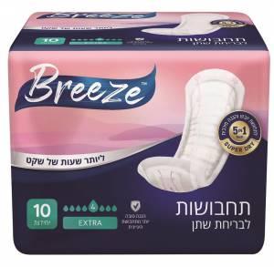 'תחבושות בריז אקסטרה לבריחת שתן 10 יח - pharm2u 