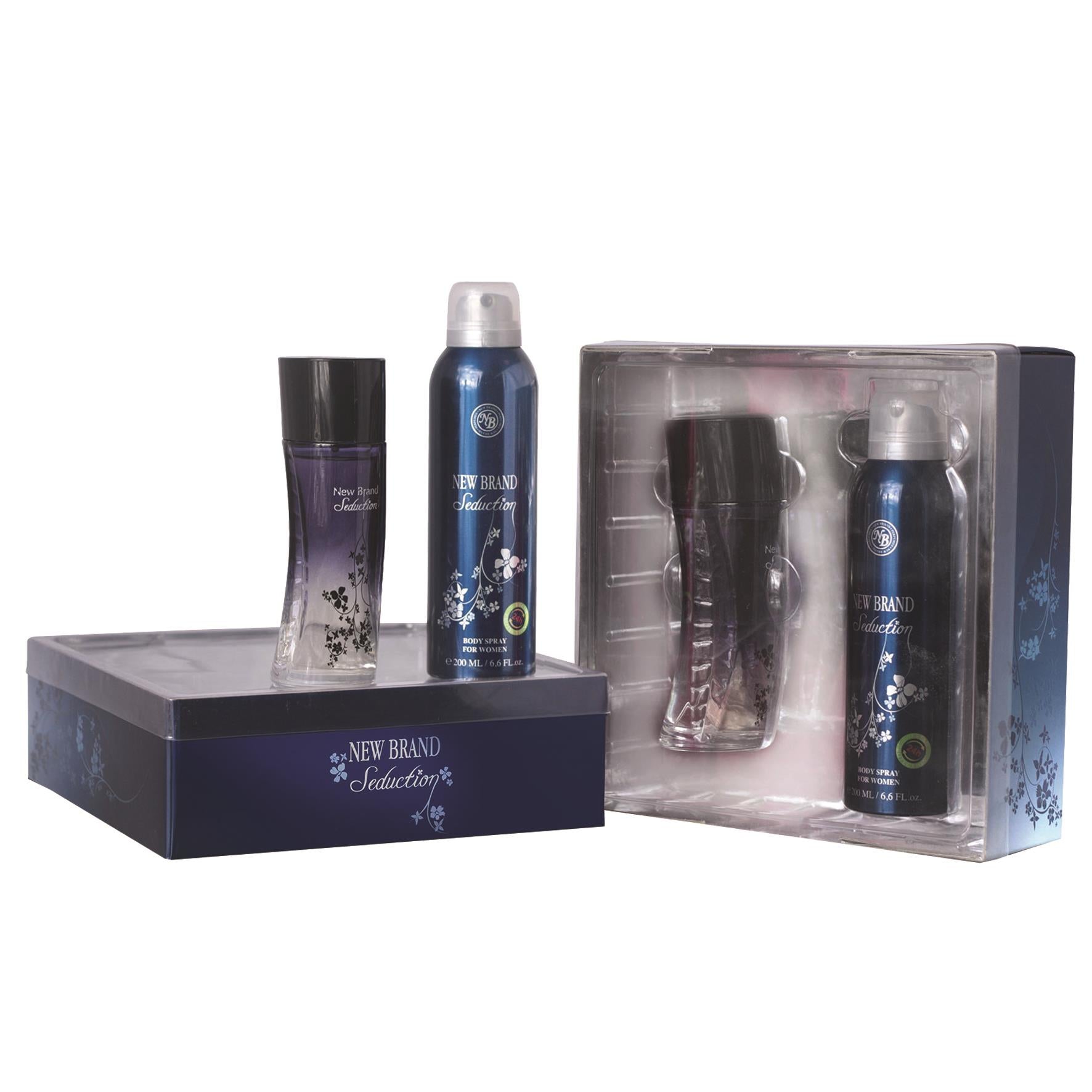 סט ניו ברנד סדקשן לאישה א.ד.פ 100 מ"ל+דיאודורנט 200 מ"ל-pharm2u