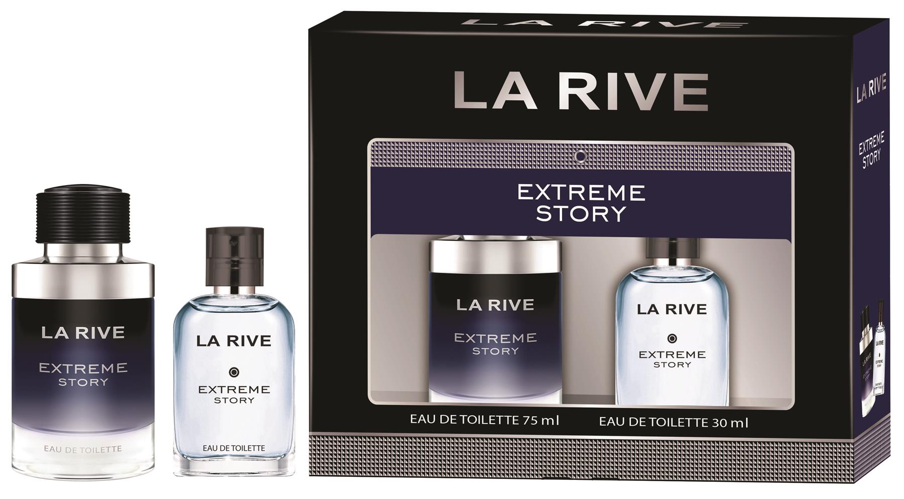 סט לה ריב אקסטרים סטורי לגבר א.ד.ט 100 מ"ל +30 מ"ל-pharm2u