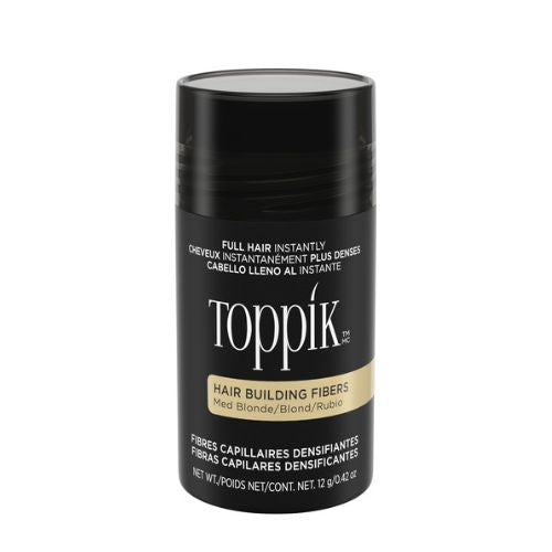 Toppik - Hair Building Fibers Med Blonde 12Gr - סיבי שיער מדיום בלונד 12 גרם - טופיק