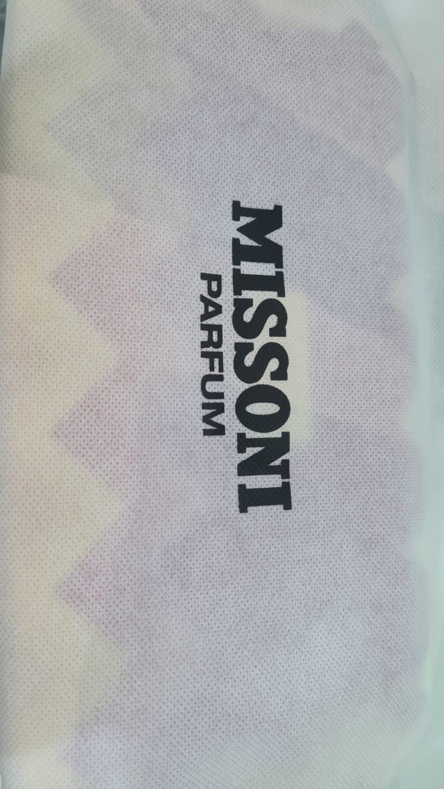 Missoni Iconic תיק ורוד בעיטורי זהב לאישה 10*13*34