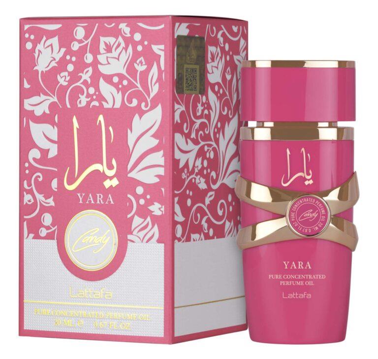 לטאפה יארה קנדי בושם שמן לאישה אדפ  20מ”ל LATTAFA YARA CANDY OIL EDP 20ML - pharm2u