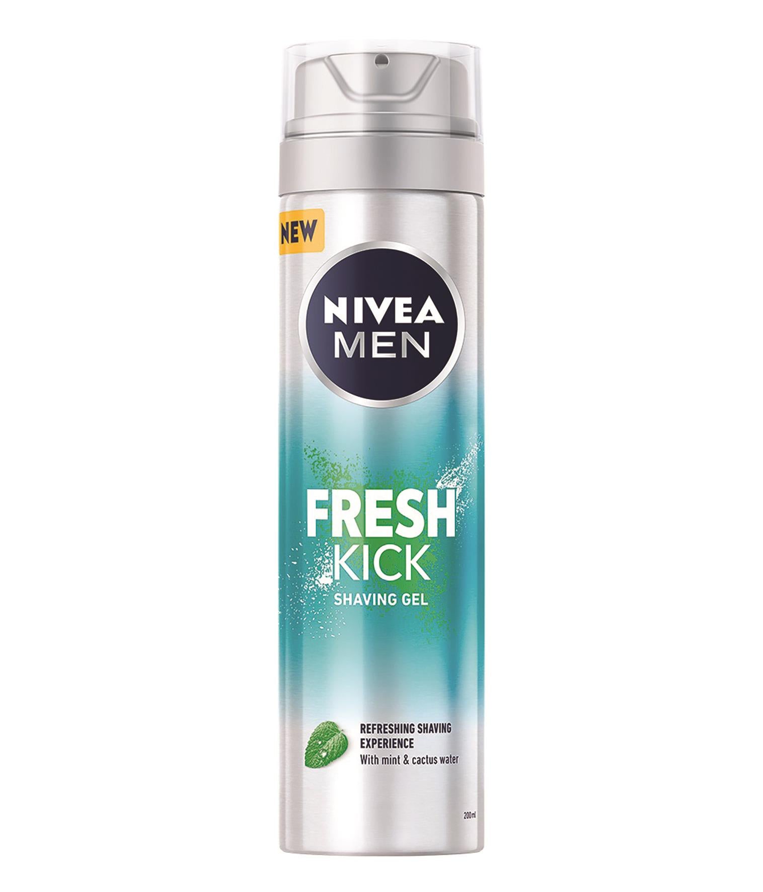 ניוואה מן ג'ל גילוח קול קיק פרניוואה מן ג'ל גילוח קול קיק פרש 200 מ"ל-pharm2u