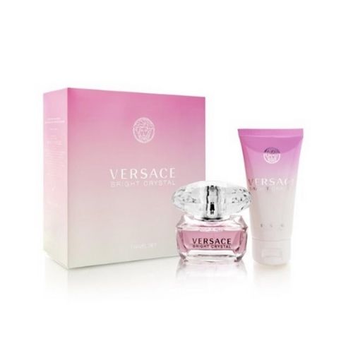 Perfumes - Versace - Bright Crystal 2PCS EDT For Women 50ML + BL 100ML ברייט קריסטל מארז 2 חלקים אדט לאישה 50 מ"ל + קרם גוף 100 מ"ל - ורסצ'ה