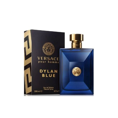 Perfumes - Versace - Dylan Blue EDT For Men 200ML-דילן בלו אדט לגבר 200 מ"ל - ורסצ'ה