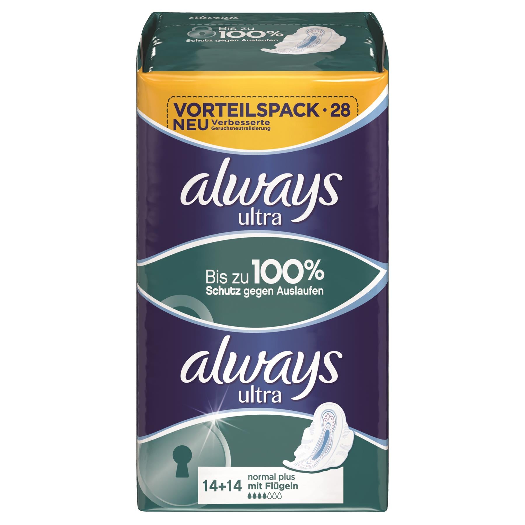 'אולווייז אולטרה נורמל 28 יח-pharm2u