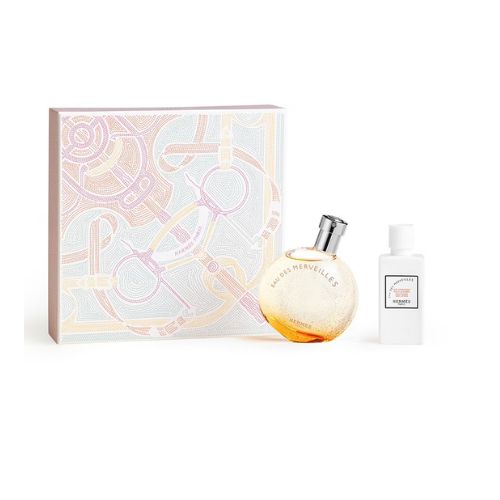 Hermes - Eau Des Merveilles 2PCS EDT For Women 50ML + Body Lotion 40ML - או דה מרווי מארז 2 חלקים אדט לאישה 50 מ"ל + קרם גוף 40 מ"ל - הרמס