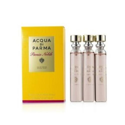 Acqua Di Parma - Le Nobili - Rosa Nobile Leather Purse Spray Refills EDP For Women 3X20ML - רוזה נובילה מארז 3 חלקים אדפ לאישה 20 מ"ל - אקווה דה פארמה