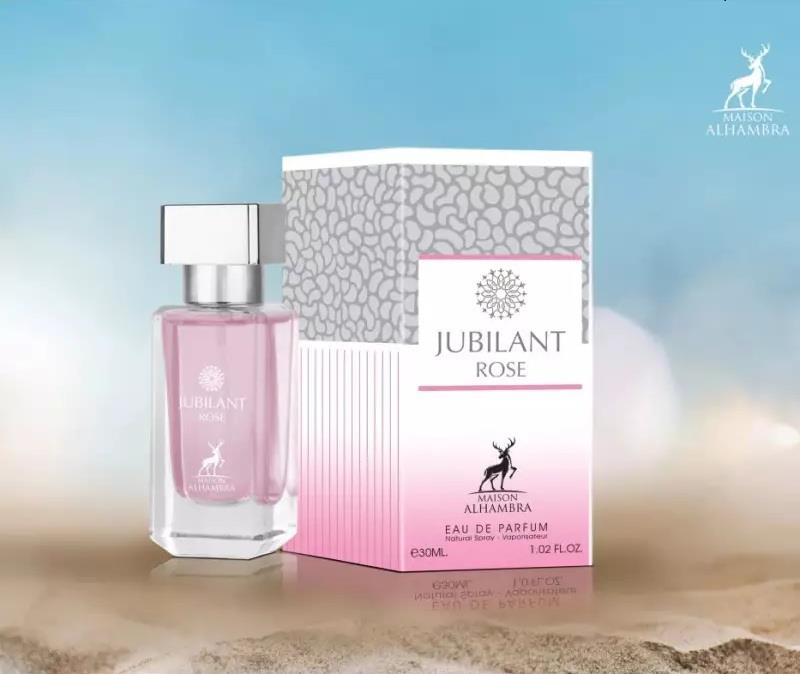 Jubilant Rose Maison Alhambra EDP 30ml ג'ובינלאנט רוז מייסון אלהמברה בושם לאישה