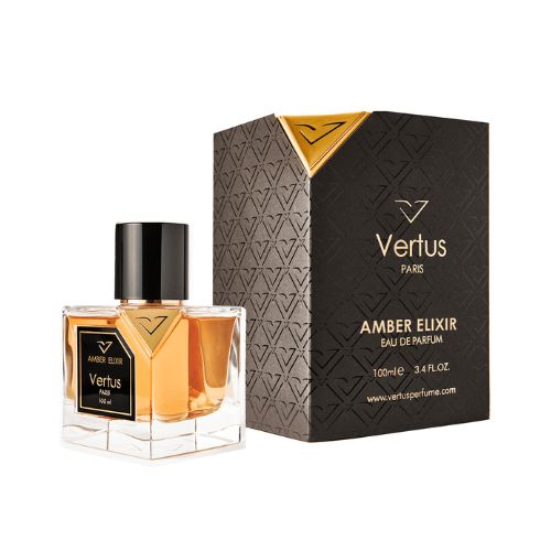 Vertus - Amber Elixir EDP Unisex 100ML - אמבר אליקסיר אדפ יוניסקס 100 מ"ל - ורטוס