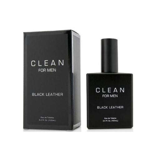 Clean - Black Leather EDT For Men 100ML-בלאק לת'ר אדט לגבר 100 מ"ל - קלין