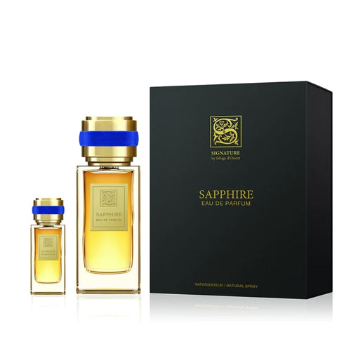 Signature - Sapphire 2PCS EDP Unisex 100ML + Mini 15ML ספיר מארז 2 חלקים אדפ יוניסקס 100 מ"ל + בושם מוקטן 15 מ"ל - סיגנטור-pharm2u