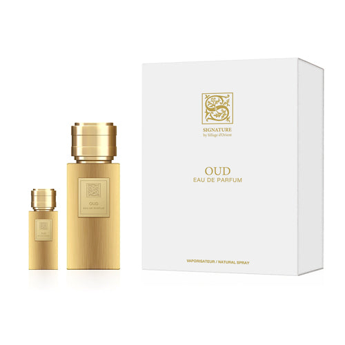 Signature - Oud 2PCS EDP Unisex 100ML + Mini 15ML אוד מארז 2 חלקים אדפ יוניסקס 100 מ"ל + בושם מוקטן 15 מ"ל - סיגנטור-pharm2u