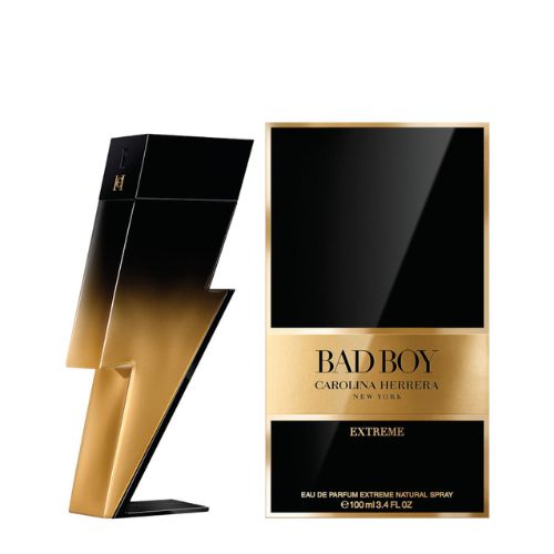 Perfumes - Carolina Herrera - Bad Boy Extreme EDP For Men 100ML-באד בוי אקסטרים אדפ לגבר 100 מ"ל - קרולינה הררה