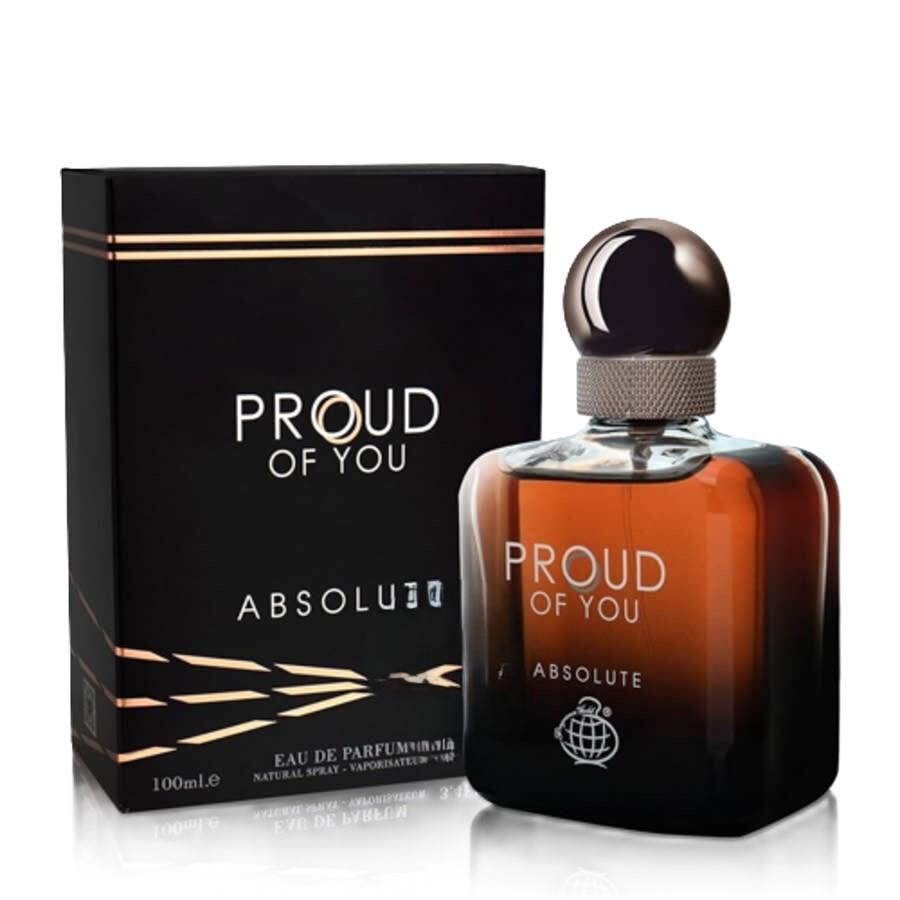 Fragrance World Proud of You Absolute פראוד אוף יו אבסולוט פרגרנס וורלד לגבר א.ד.פ. 100 מ"ל