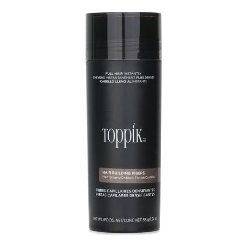 Toppik - Hair Building Fibers Med Brown 55GR - סיבי שיער מדיום חום 55 גרם - טופיק