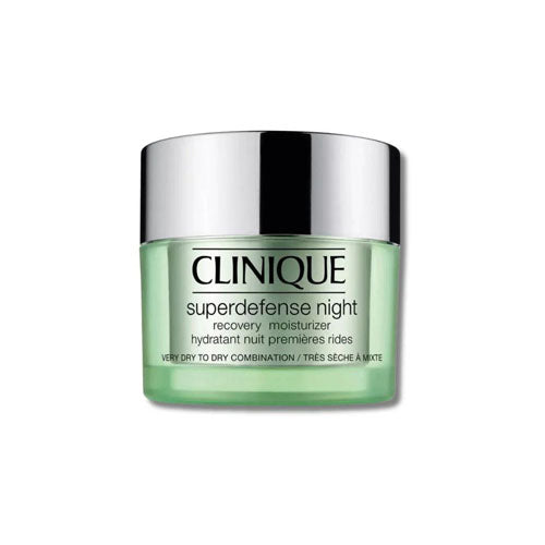 Tester - Clinique - Superdefense Night Recovery Moisturizer For Oily Skin 50ML - טסטר - סופר דיפנס קרם לילה לעור שמן 50 מ"ל - קליניק