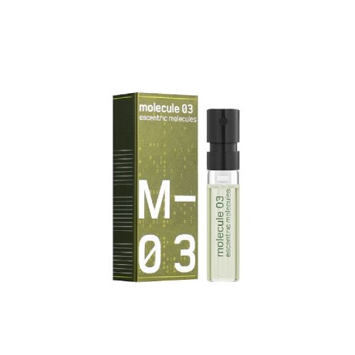 Samples - Escentric Molecule - Molecule 03 EDT Unisex 2ML - דוגמיות - מולקולה 03 אדט יוניסקס 2 מ"ל - אסנטריק מולקולה