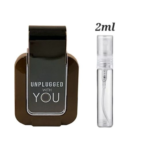 Samples - Emper - Unplugged With You EDP For Men 2ML - דוגמיות - אנפלאגד וויט יו אדפ לגבר 2 מ"ל - אמפר