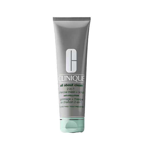 Tester - Clinique - All About Clean 2-In-1 Charcoal Mask + Scrub 100ML - טסטר - מסכה לניקוי ופילינג במוצר אחד 100 מ"ל - קליניק