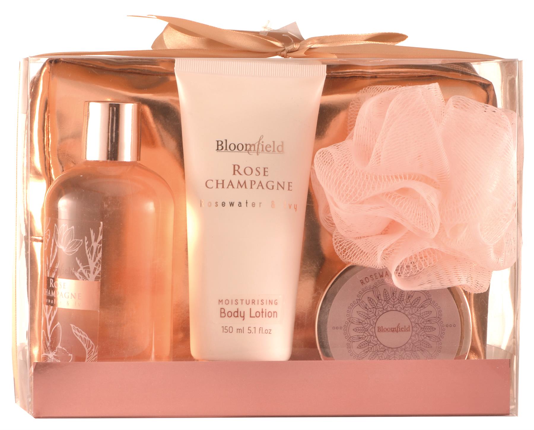 סט גולד רוז 5 מוצרים עם תיק רחצה-pharm2u